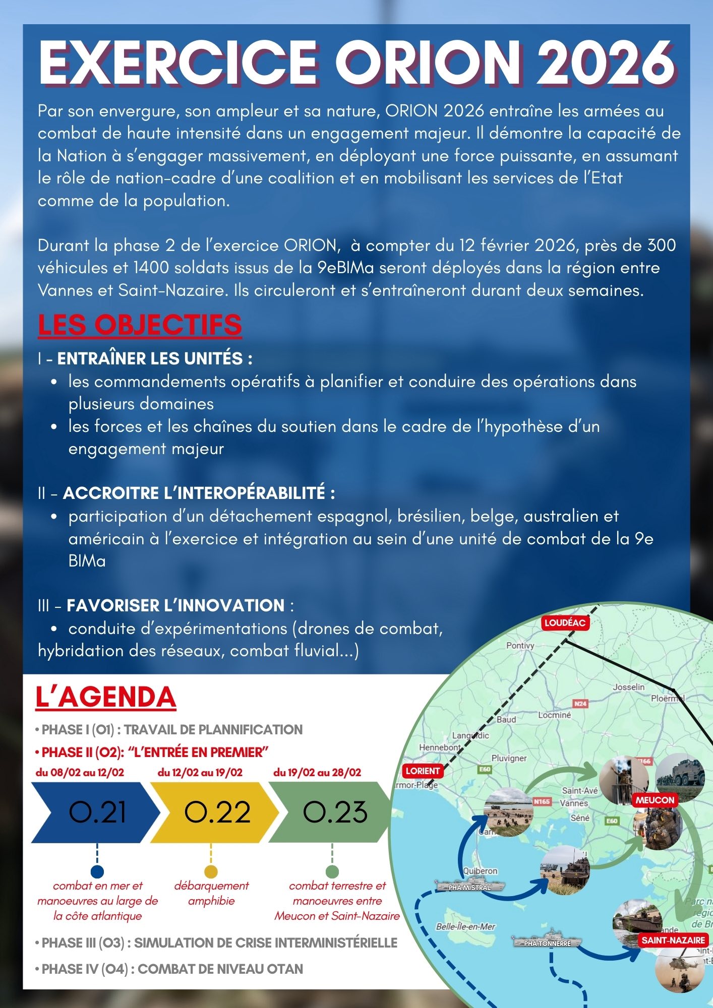 Exercice Militaire Orion 2026 Arzal ORION 2026 2 